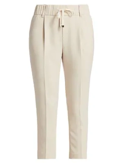 Atm Anthony Thomas Melillo Micro Twill Pull-on Pants In Faded Khaki