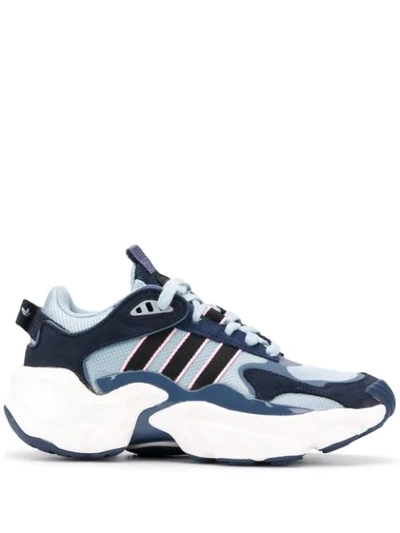 Adidas Originals Magmur Runner Chunky Sneakers In Blue