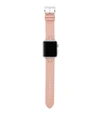 Tory Burch Mcgraw Leather Apple Watch® Watchband In Blush