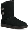 Ugg Women's Short Turnlock Boots In Black Suede