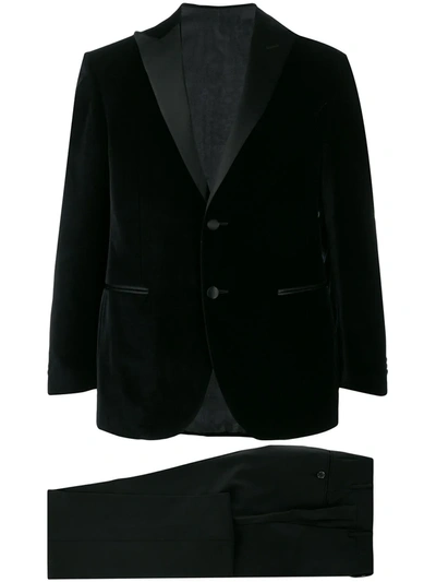 Corneliani Three Piece Dinner Suit In Black