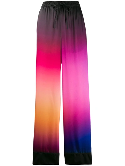 Mary Katrantzou Ombre Drawstring Trousers In Pink