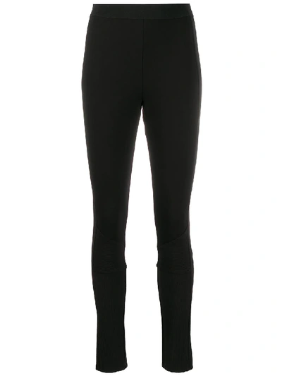 Dorothee Schumacher Welt Detail Tapered Trousers In Black