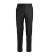Canali Wool Trousers In Black