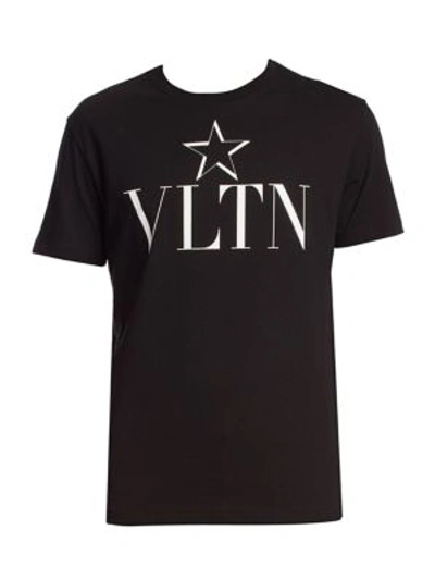 Valentino Men's Logo Graphic T-shirt In Black