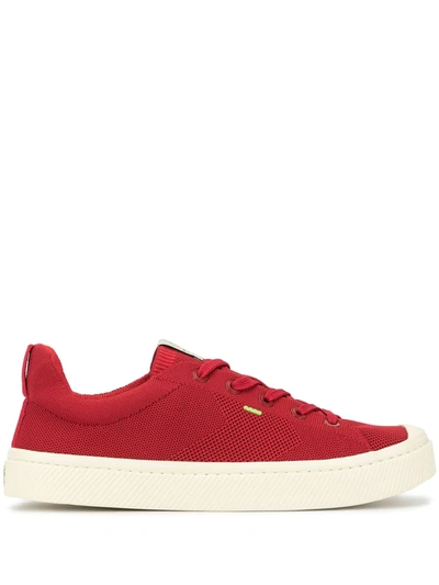 Cariuma Ibi Low-top Knit Sneakers In Red
