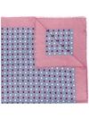 Gucci Heart And Star Gg Print Scarf In Blue