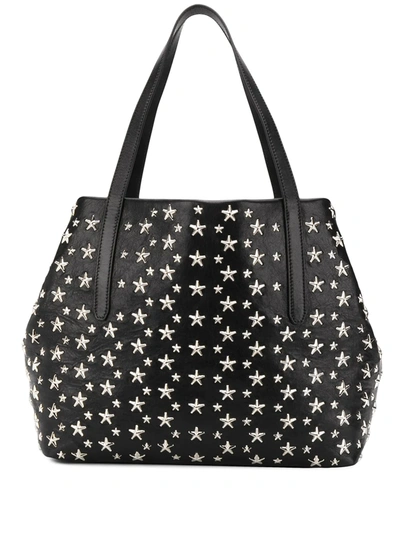 Jimmy Choo Sofia Shoulder Bag In Black