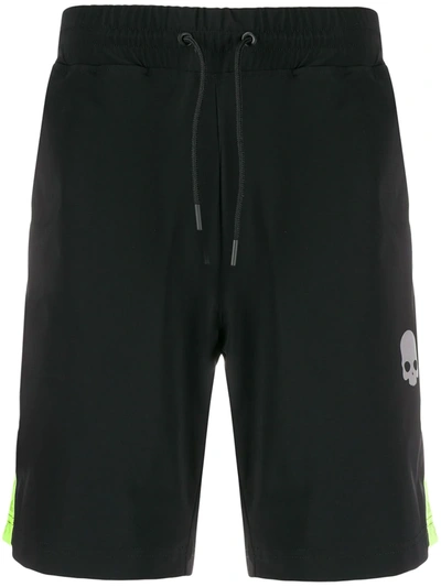 Hydrogen Side Stripe Running Shorts In Black