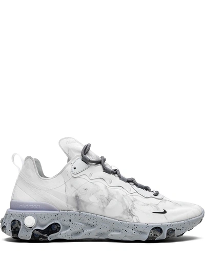 Nike X Kendrick Lamar React Element 55/kl Sneakers In White