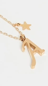Shashi Letter Pendant With Star Charm In A