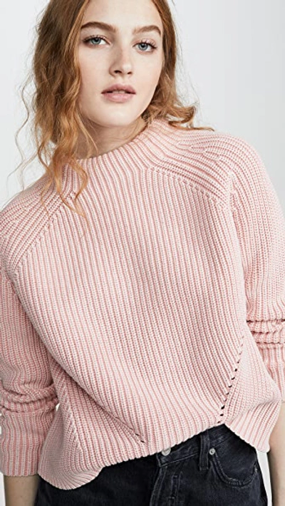 Demylee Daphne Sweater In Pale Pink