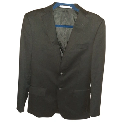 Pre-owned Azzaro Black Wool Suits