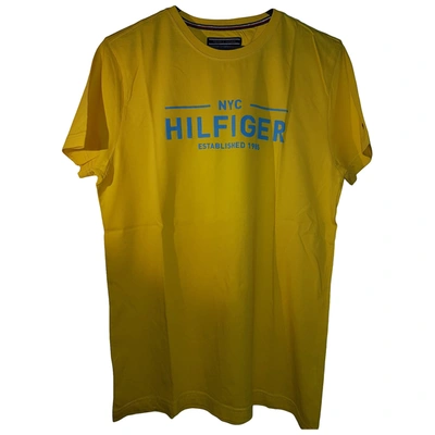Pre-owned Tommy Hilfiger Yellow Cotton T-shirt