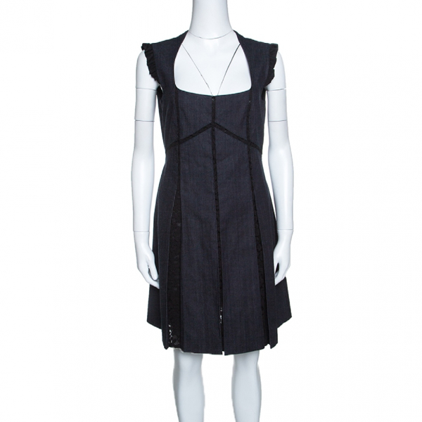miu miu blue dress