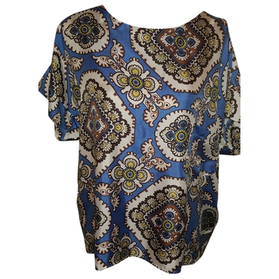 Pre-owned Altea Silk Blouse In Multicolour