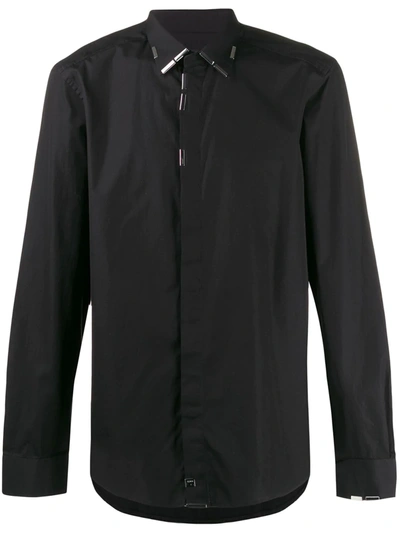 Diesel S-marlene Double-twisted Shirt In Black