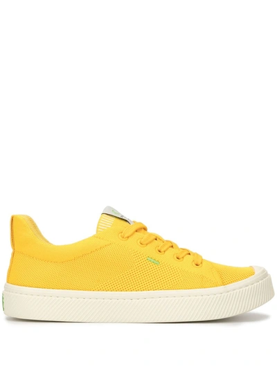 Cariuma Ibi Low-top Knit Sneakers In Yellow