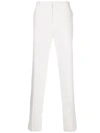 Alexander Mcqueen Straight Leg Tailored Trousers In White
