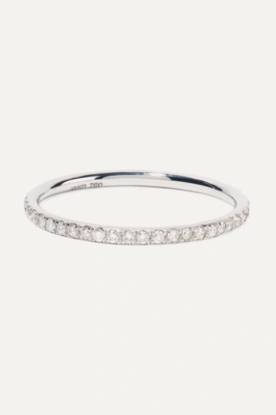 Ileana Makri Thread 18-karat White Gold Diamond Ring In 18k White Gold