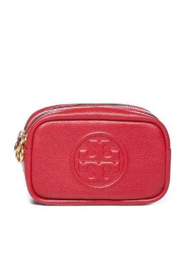Tory Burch Perry Bombe Mini Bag Shoulder Bag In Red Apple