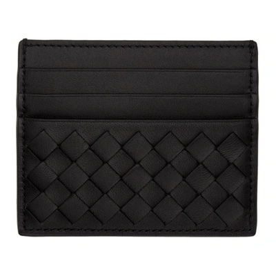 Bottega Veneta Credit Card Holder In 1000 Black