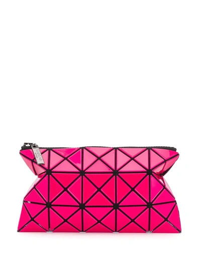 Bao Bao Issey Miyake Geometric Zipped Wallet In Pink
