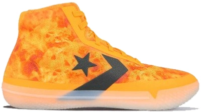 Pre-owned Converse  All-star Pro Bb Hyperbrights Pack In Laser Orange/black