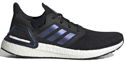 Pre-owned Adidas Originals  Ultra Boost 2020 Iss Us National Lab Core Black Blue Violet In Core Black/core Black/blue Violet Metallic