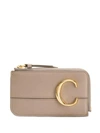 Chloé C Wallet In Neutrals