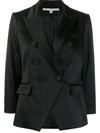 Veronica Beard Double Breasted Blazer In Black