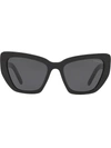 Prada Cat-eye Acetate Sunglasses In Grey