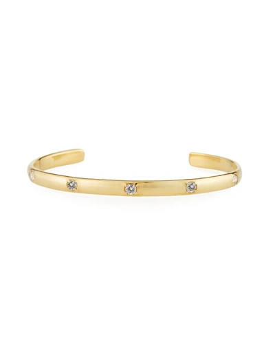 Armenta Sueno 18k Yellow Gold 3mm White Diamond Cuff Bracelet