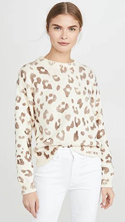 Mother The Jumper Leopard-print Sweater In Look The Part