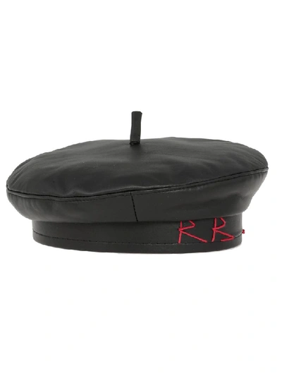 Ruslan Baginskiy Leather New Berret In Black