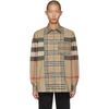 Burberry Tisdale Vintage Check Multi-pattern Shirt In Brown