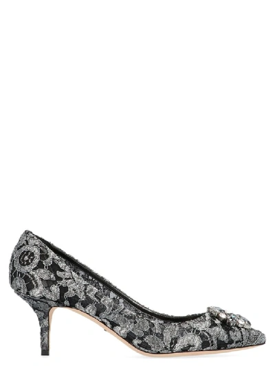Dolce & Gabbana Shoes In Lurex Peltro