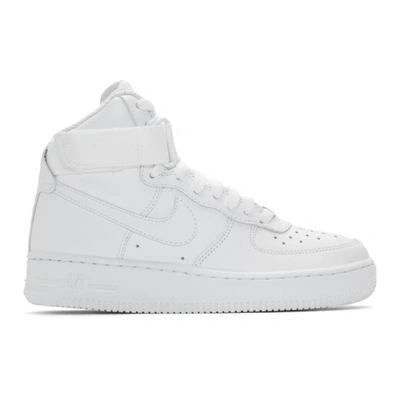 Nike 'air Force 1' High-top-sneakers In 105 White