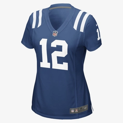 Nike Women's Nfl Indianapolis Colts (andrew Luck) Game Football Jersey In Blue