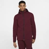 Nike Dri-fit Showtime Men's Full-zip Basketball Hoodie In Red