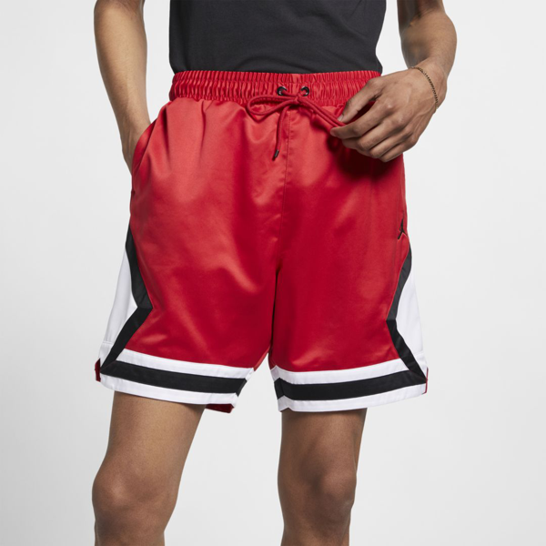 Jordan Satin Diamond Men's Shorts In Red | ModeSens