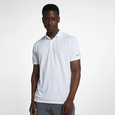 Nike Dri-fit Victory Men's Golf Polo In White