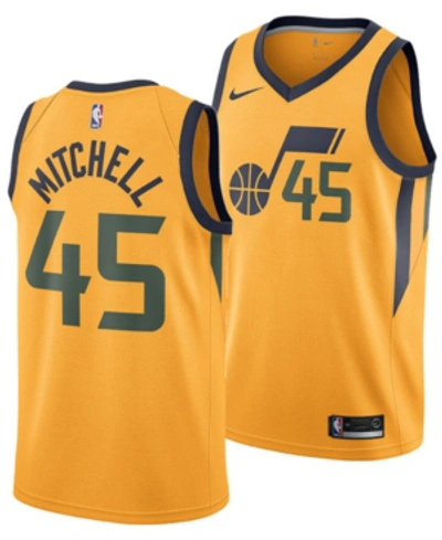 NIKE NBA UTAH JAZZ DONOVAN MITCHELL STATEMENT EDITION SWINGMAN JERSEY  SUNDIAL for £75.00