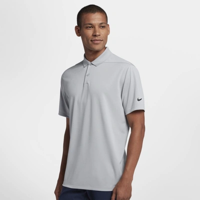 Nike Dri-fit Victory Solid Golf Polo Shirt In White