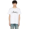 Amiri Logo-print Cotton-jersey T-shirt In White