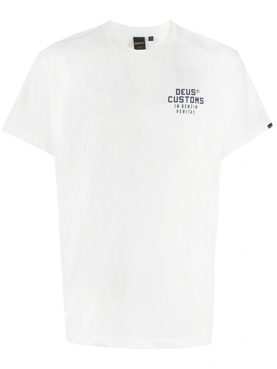 Deus Ex Machina Men's Logo Graphic T-shirt In White