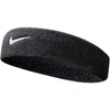 Nike Swoosh Headband In Black/white