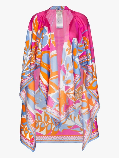 Emilio Pucci Printed Beach Cover-up In Pink