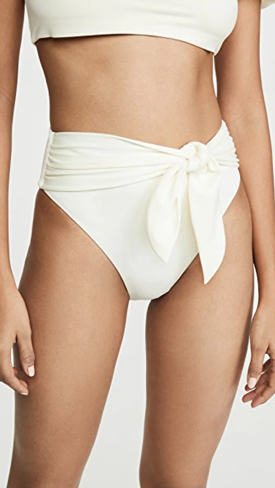 Agua Bendita X Revolve Isabella Bikini Bottom In Crema
