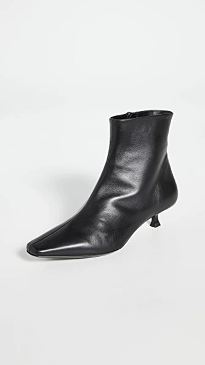 By Far Laura Booties In Black